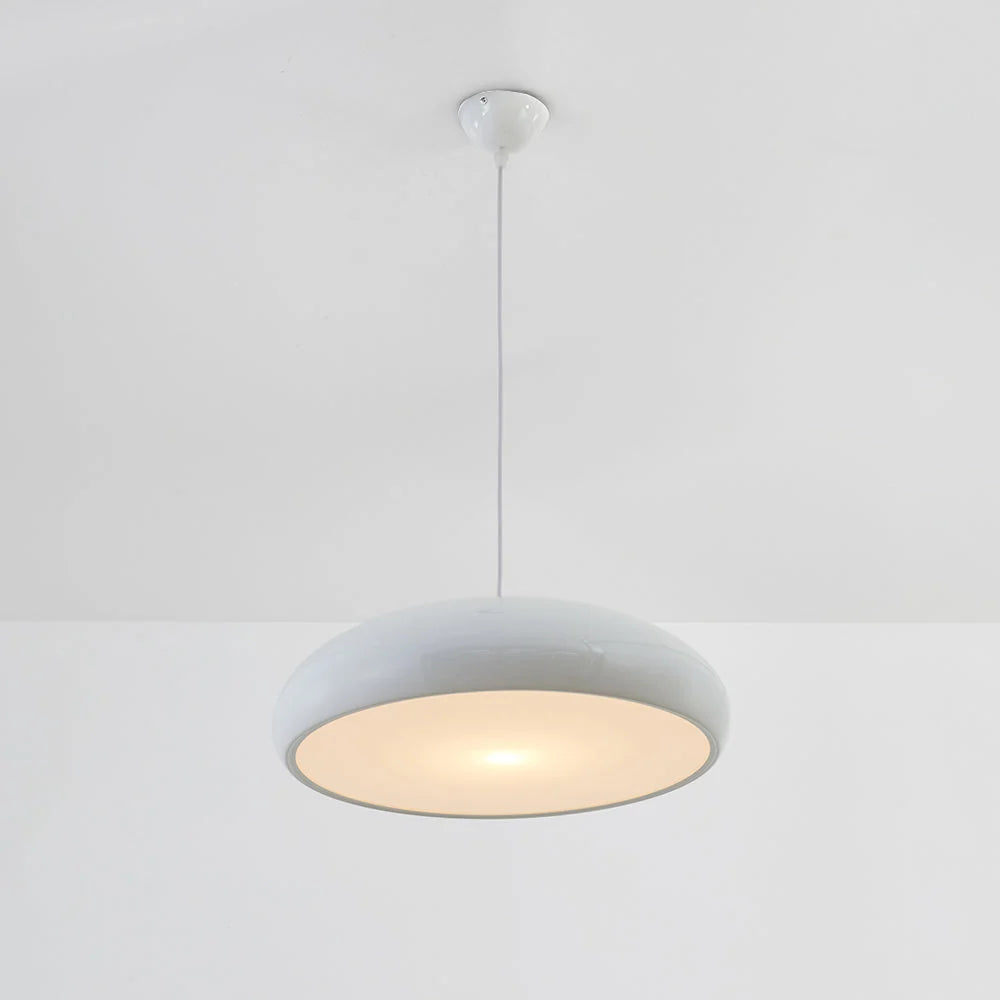 Pendant Light Art Deco Open Metal Frame Shadow Casting