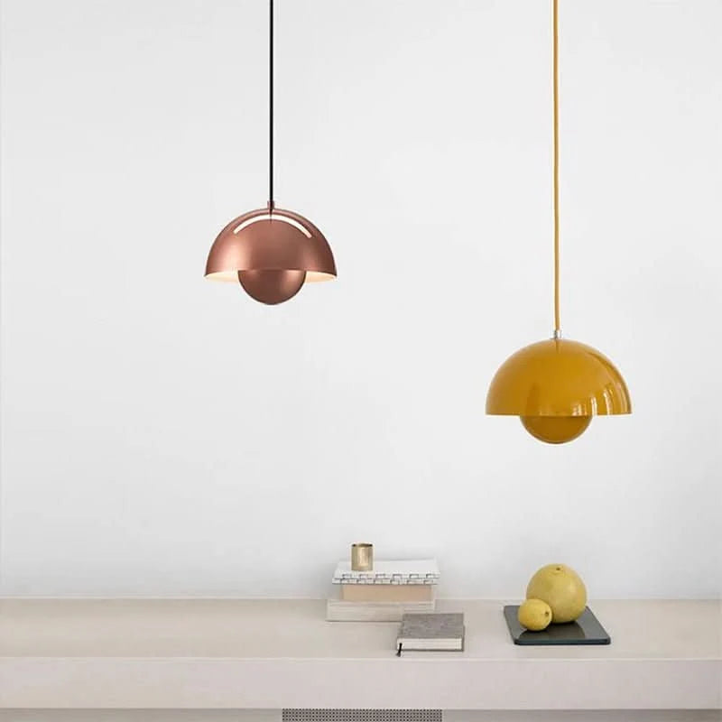 Pendant Light Danish-Inspired Softly Diffused Light Adjustable Cable