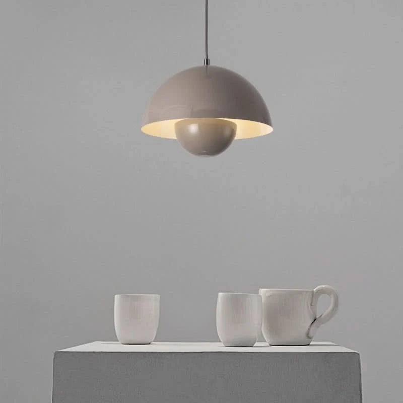 Pendant Light Danish-Inspired Softly Diffused Light Adjustable Cable