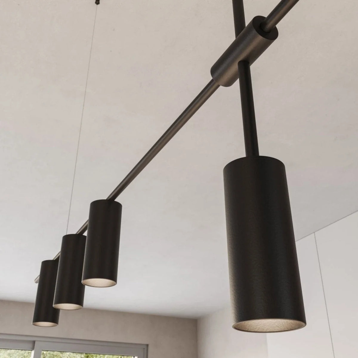 Pendant Light Downward Beam Adjustable Drop Pale Interior