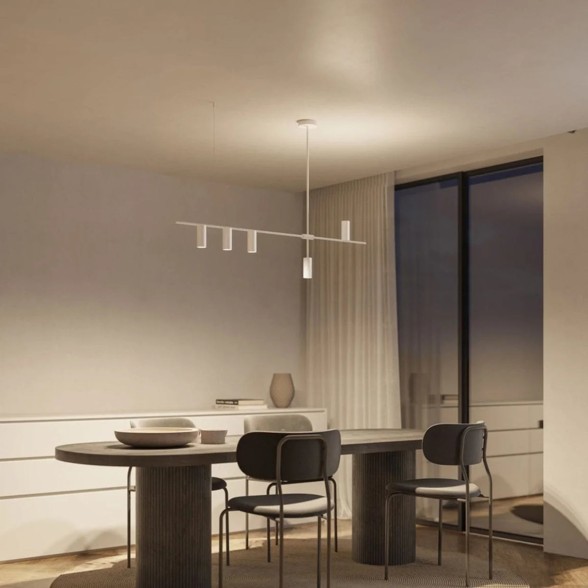 Pendant Light Downward Beam Adjustable Drop Pale Interior