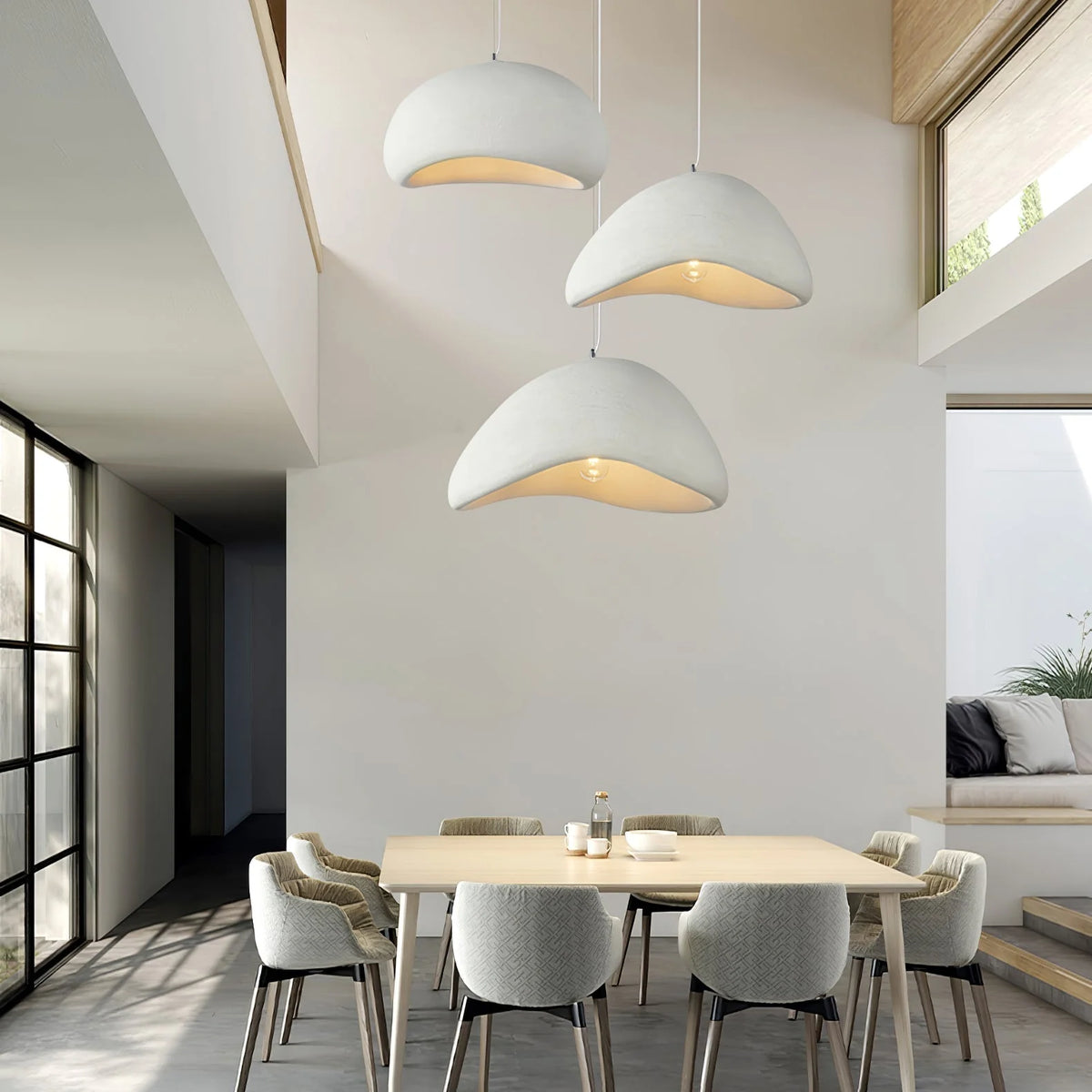 Pendant Light Handcrafted Natural Shade Warm Glow