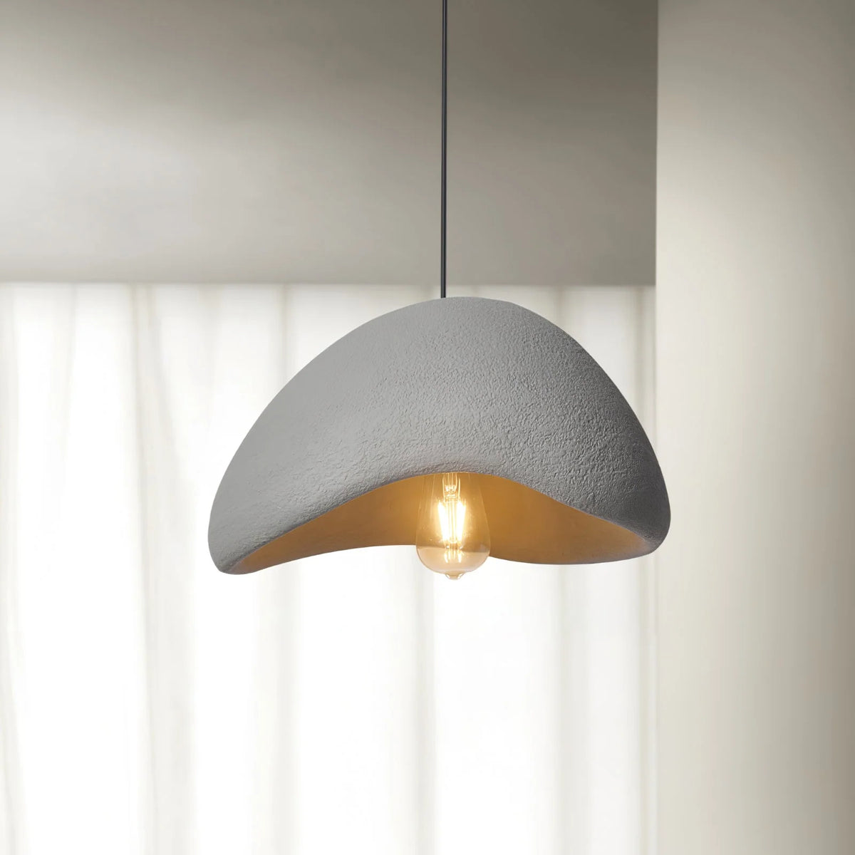 Pendant Light Handcrafted Natural Shade Warm Glow