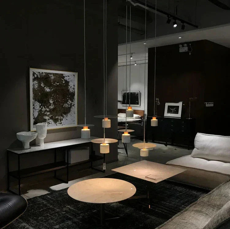 Pendant Light Integrated LED & Adjustable Cord Drop Two Sizes
