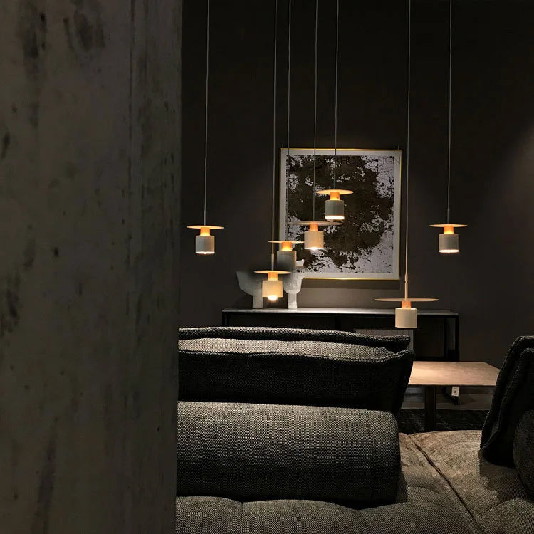 Pendant Light Integrated LED & Adjustable Cord Drop Two Sizes