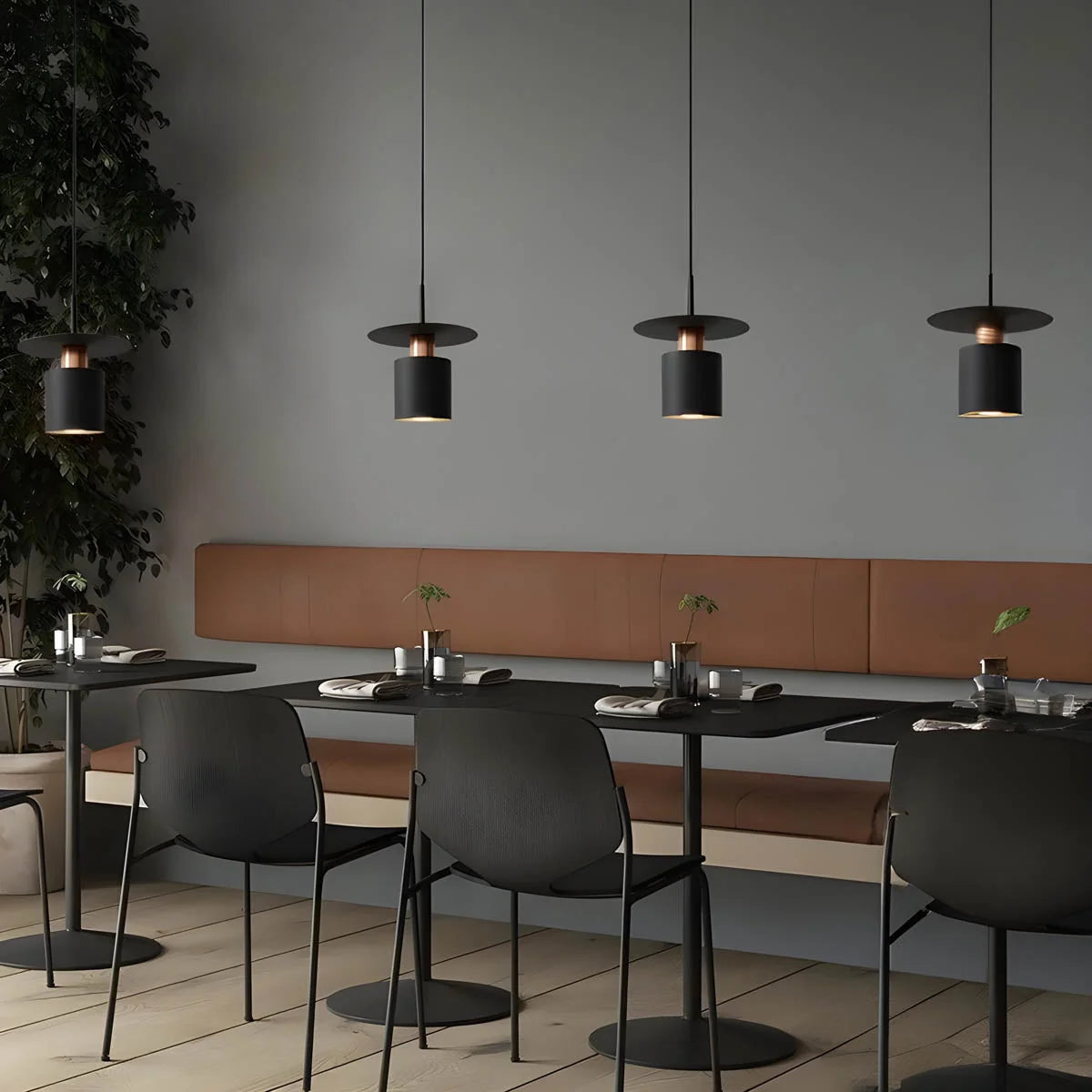 Pendant Light Integrated LED & Adjustable Cord Drop Two Sizes