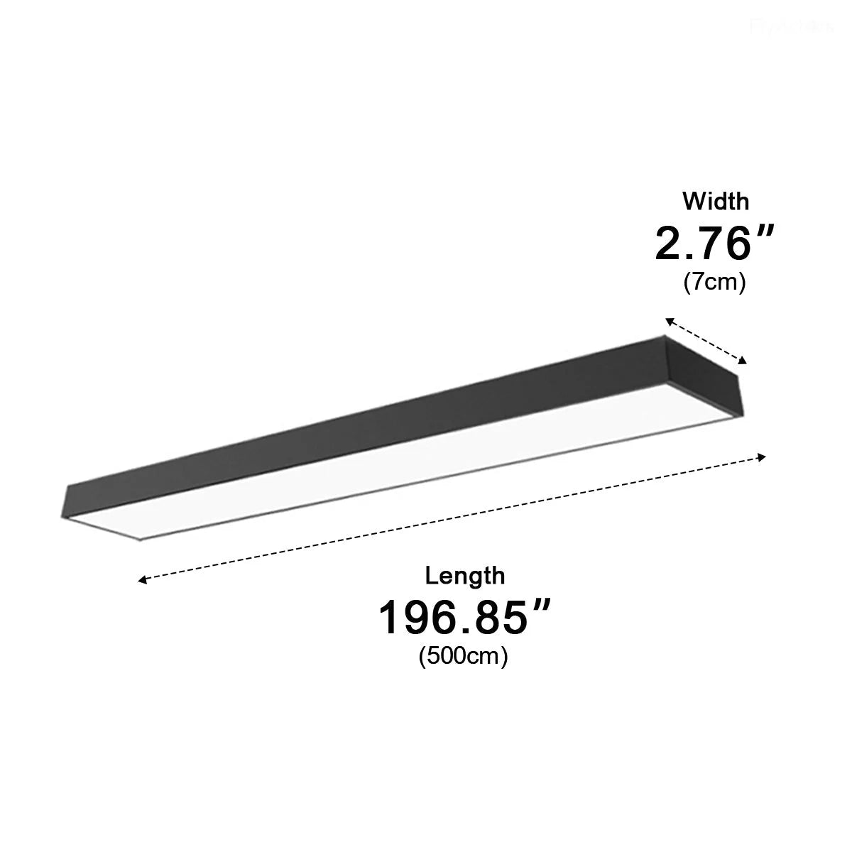 Pendant Light Linear Integrated LED Adjustable Height