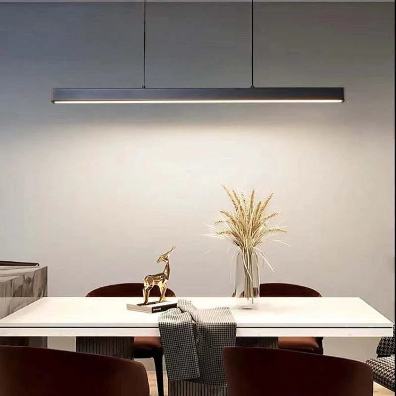 Pendant Light Linear LED Dimmable With Remote Control