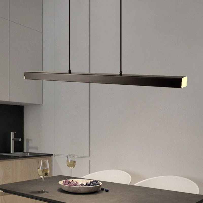Pendant Light Linear LED Dimmable With Remote Control