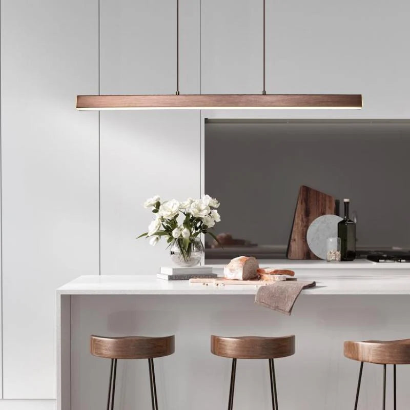 Pendant Light Linear LED Dimmable With Remote Control