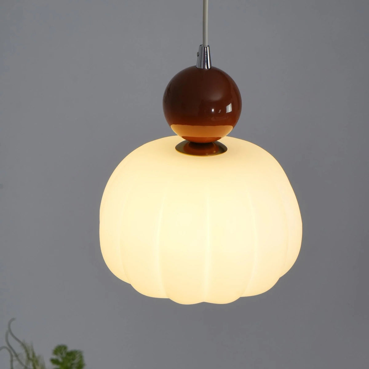 Pendant Light Organic Acrylic Satin Shade Adjustable Drop