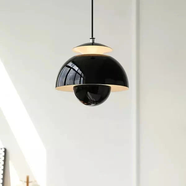 Pendant Light Overlapping Petal Shade Integrated LED