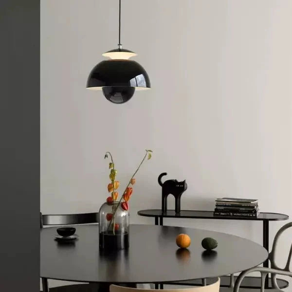 Pendant Light Overlapping Petal Shade Integrated LED