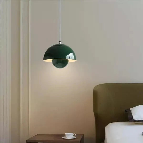 Pendant Light Overlapping Petal Shade Integrated LED