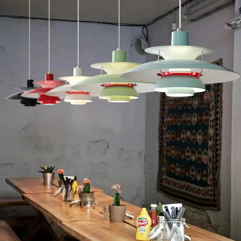 Pendant Light Scandinavian Umbrella Metal E27 Socket