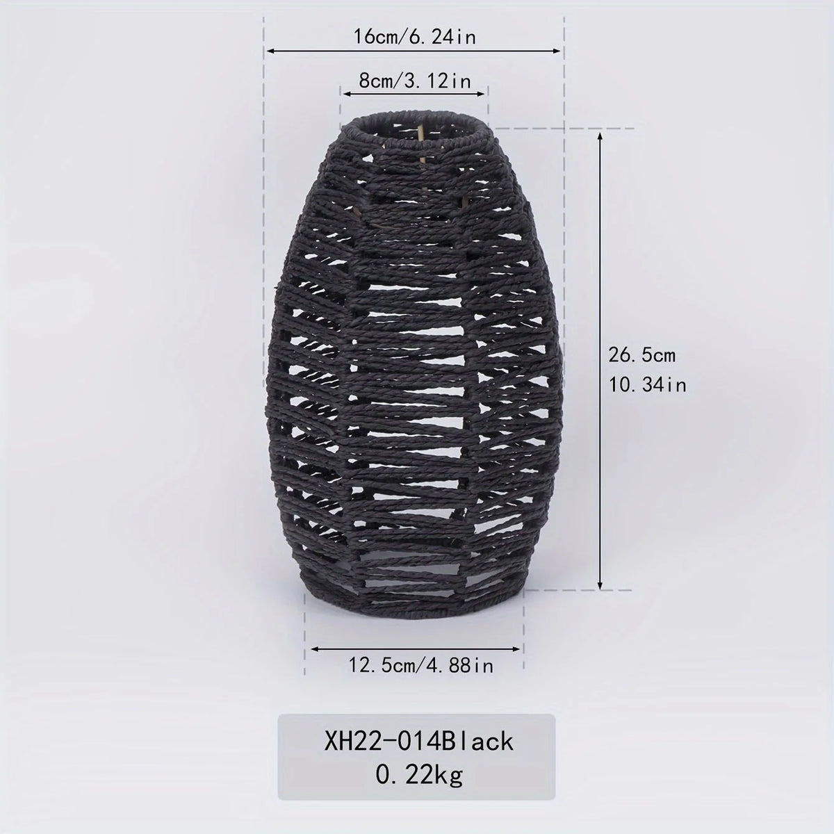 Pendant Shade Natural Woven Rope Soft Diffused Light