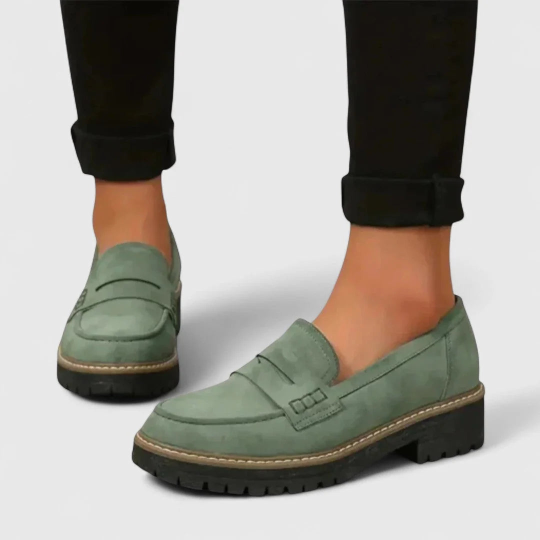 Penny Loafers Platform Slip-On Chunky Lug Sole