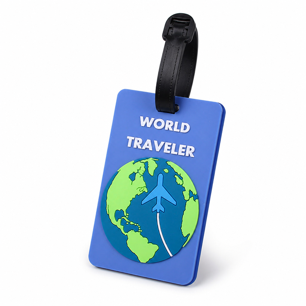 Personalized Lightweight & Durable Luggage Tag (With Strap)