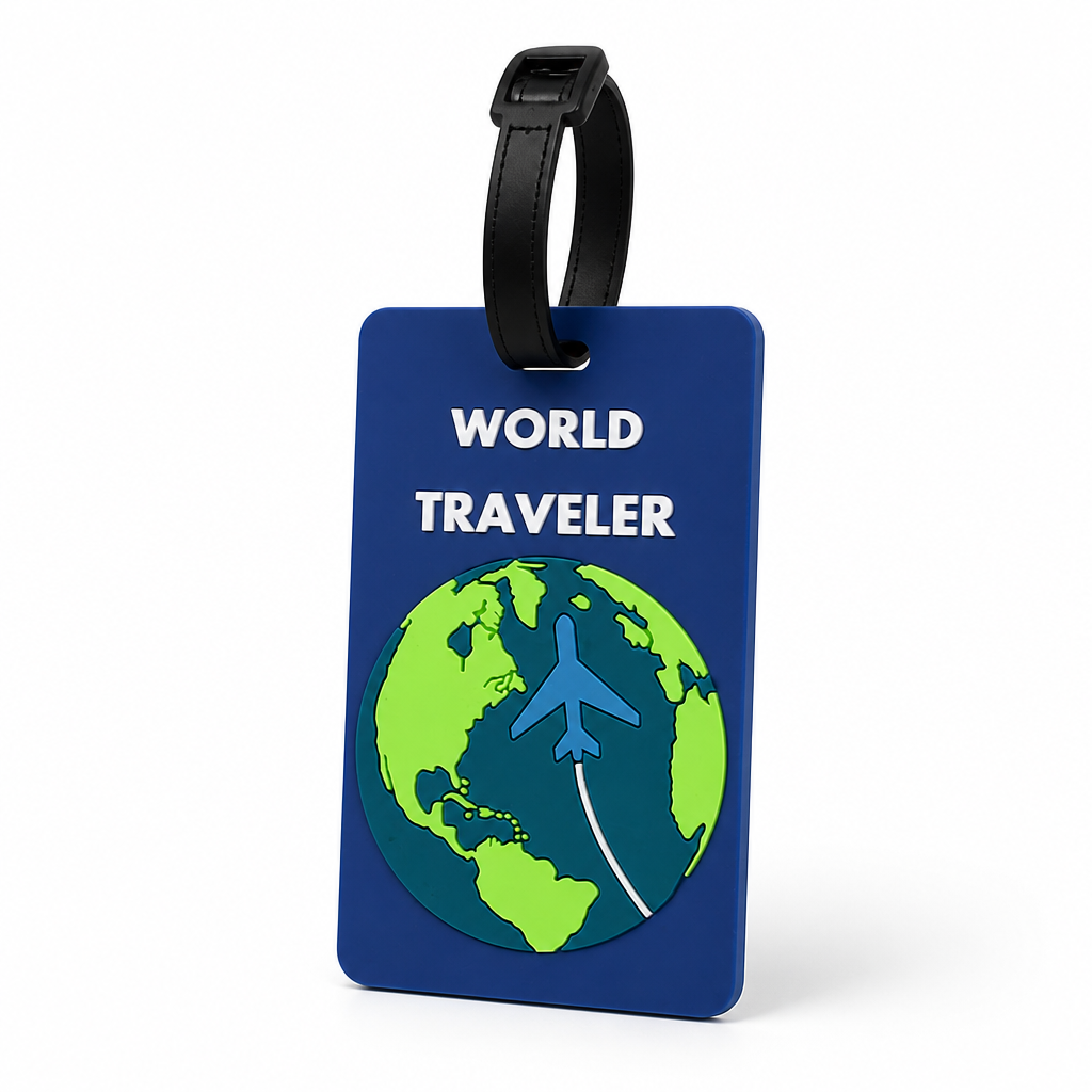 Personalized Lightweight & Durable Luggage Tag (With Strap)