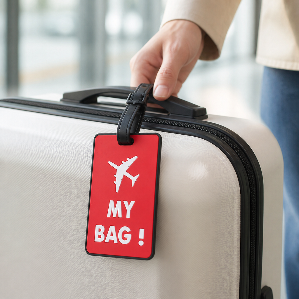 Personalized Lightweight & Durable Luggage Tag (With Strap)