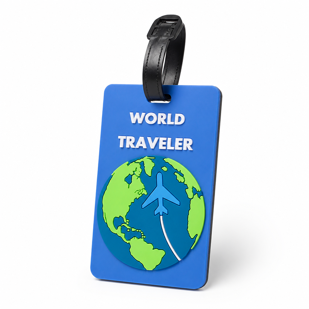 Personalized Lightweight & Durable Luggage Tag (With Strap)