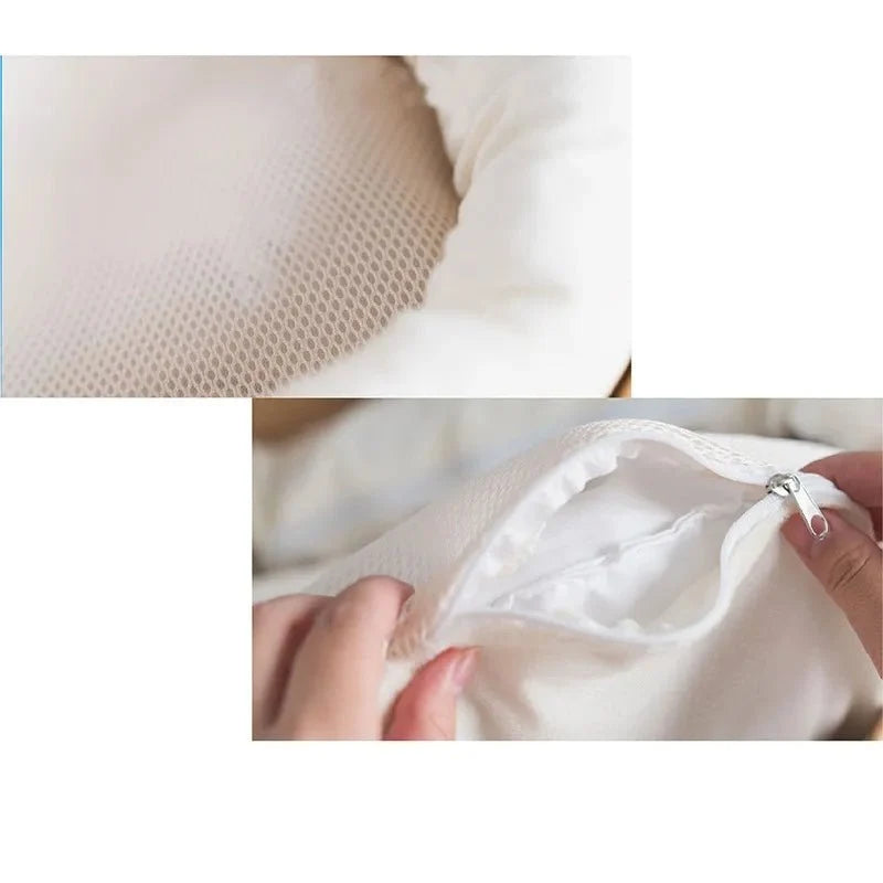Pet Bed Bamboo Wicker Breathable Wipe-Clean