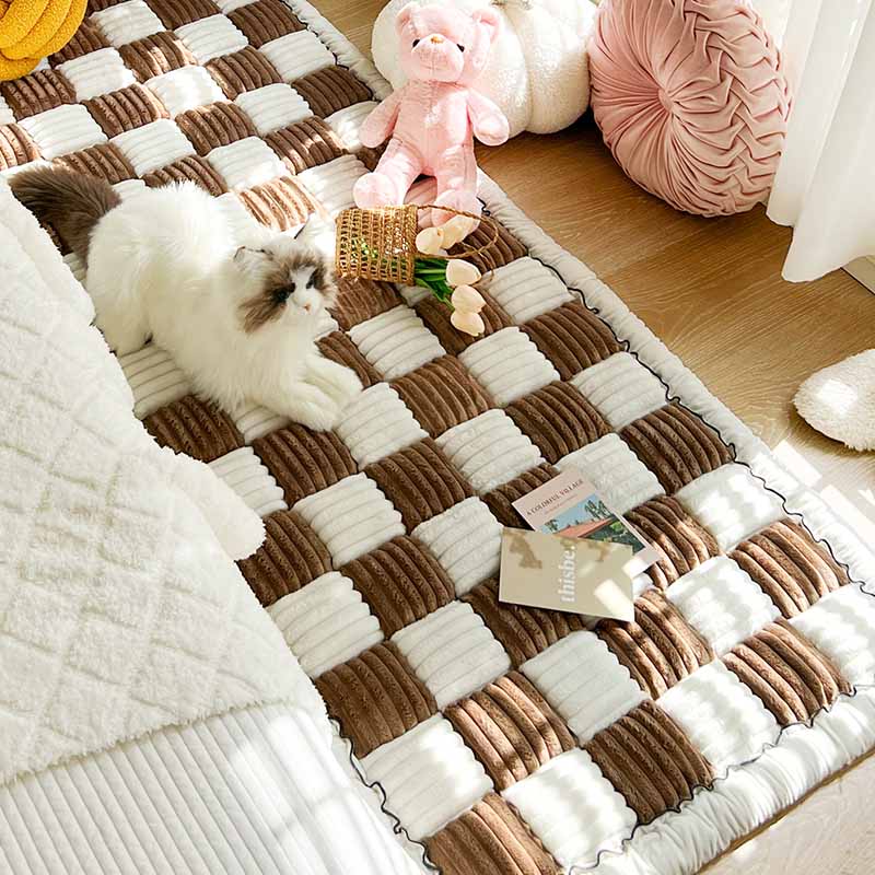 Pet Blanket Chenille Non-Slip Machine Washable