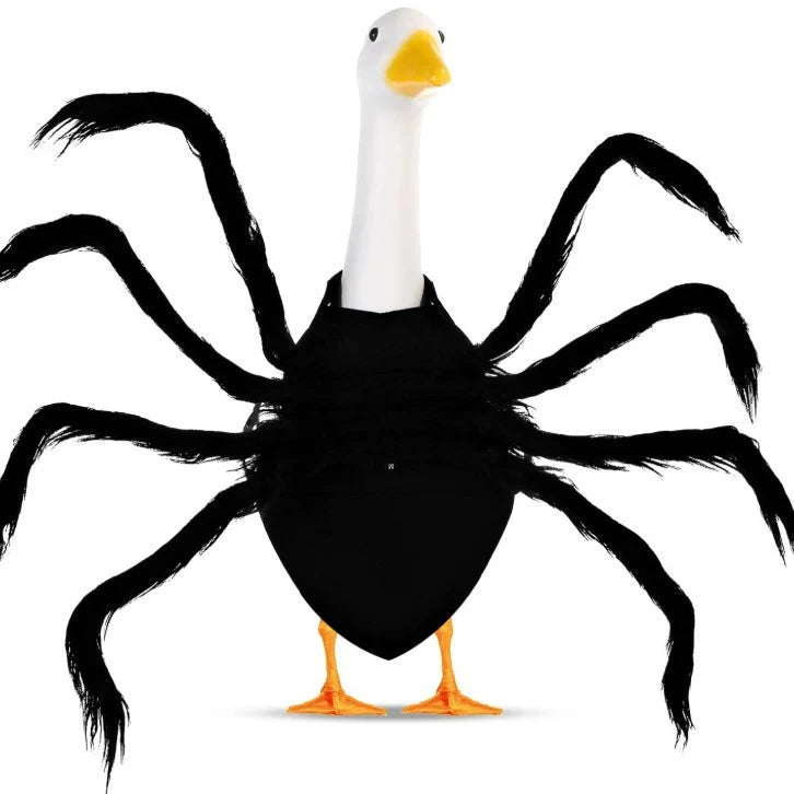 Pet Costume Spider Design Eight Movable Plush Legs Adjustable Velcro Straps