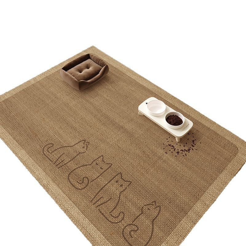 Pet Feeding Mat Non-Slip Easy-Clean Surface