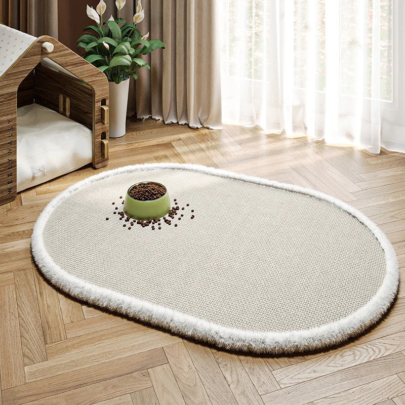 Pet Feeding Mat Soft Textured Non-Slip Easy-Clean Surface
