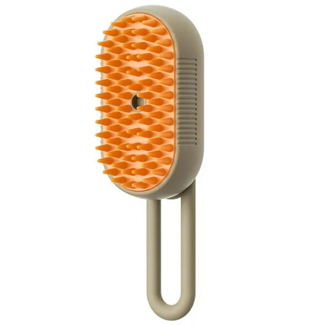 Pet Grooming Brush One-Touch Steam USB-Rechargeable