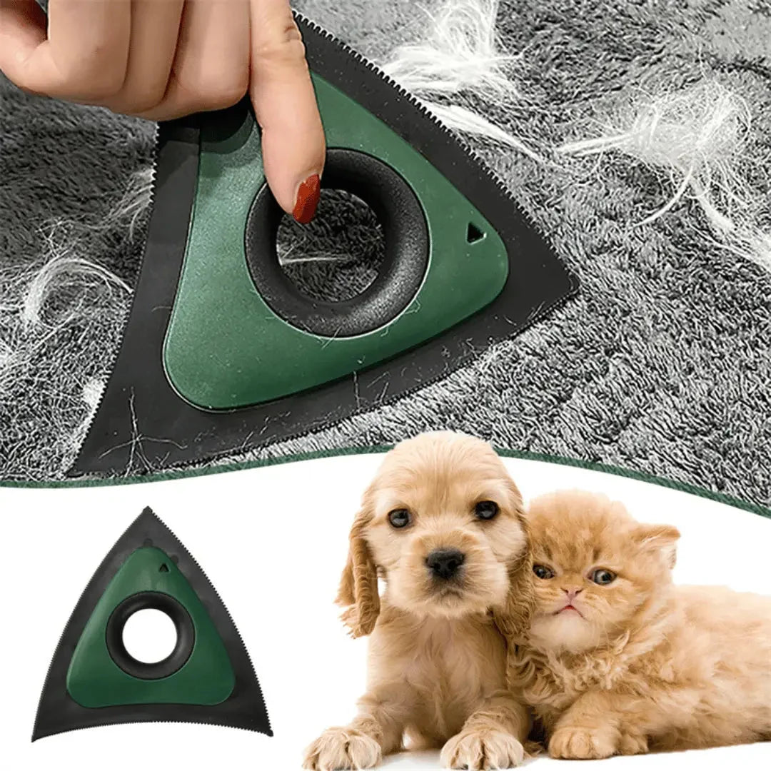 Pet Hair Remover Brush Triangular Reusable Electrostatic