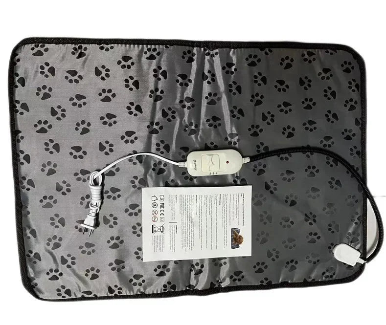 Pet Heating Mat Adjustable Temperature Waterproof Surface