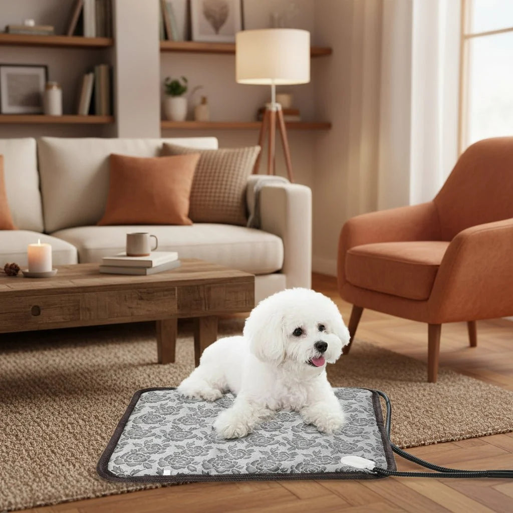 Pet Heating Mat Adjustable Temperature Waterproof Surface