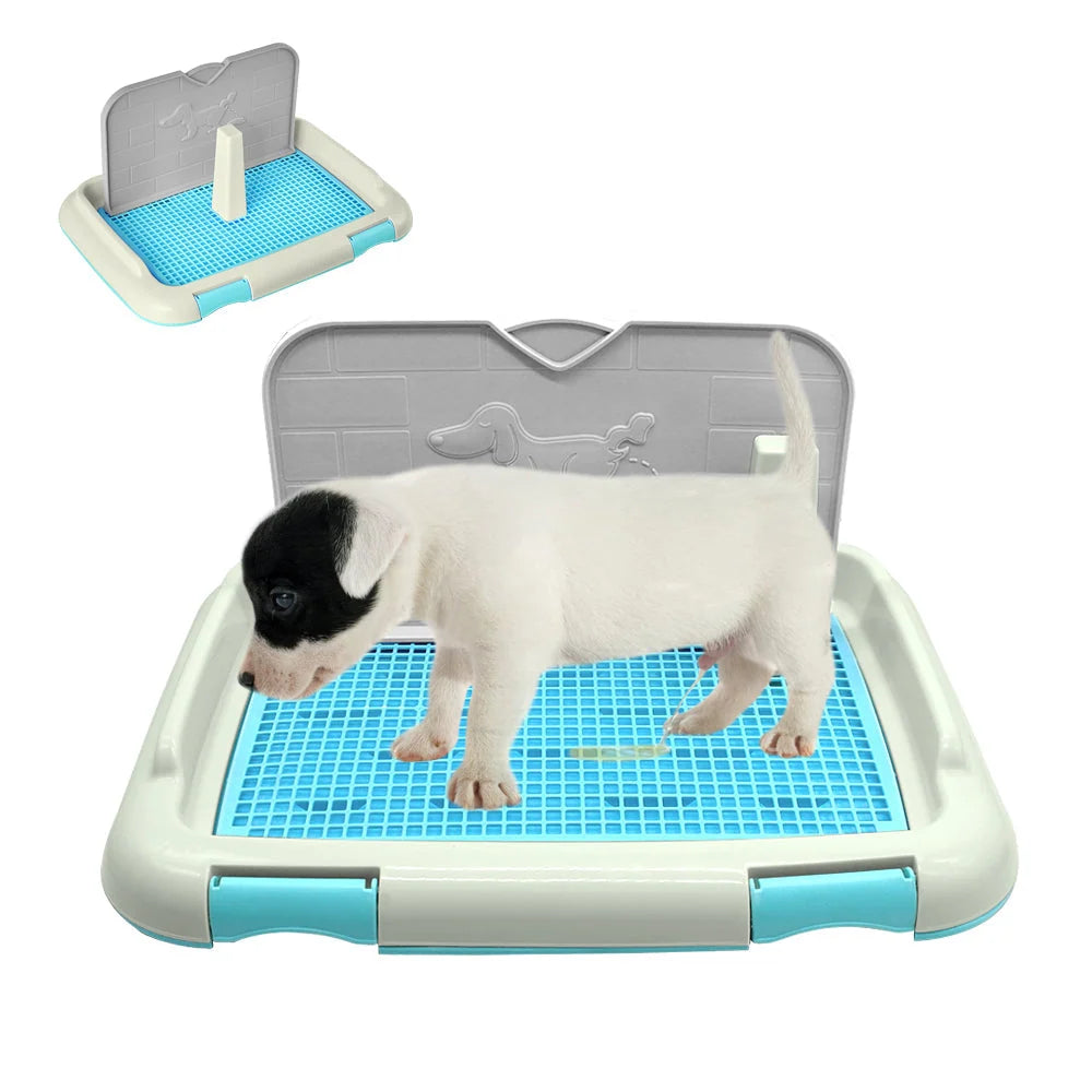 Pet Potty Training Tray Perforated Grate Easy-Clean