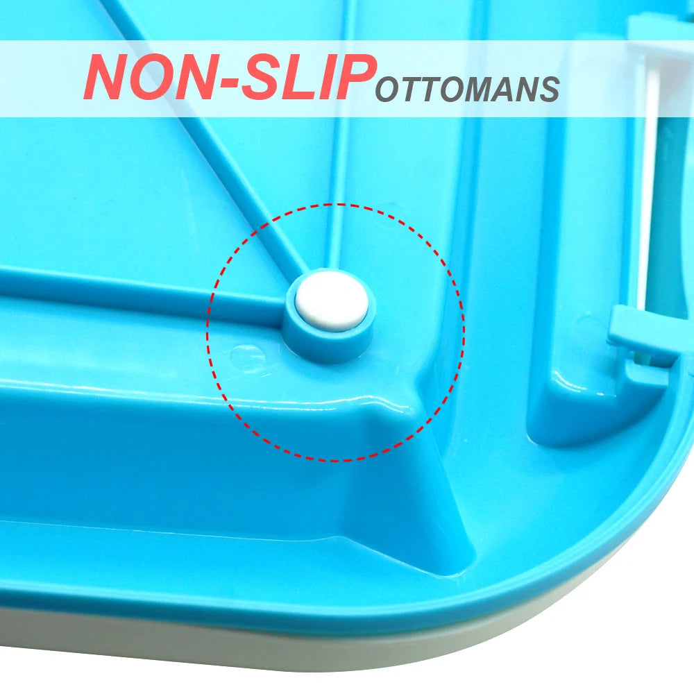 Pet Potty Training Tray Perforated Grate Easy-Clean