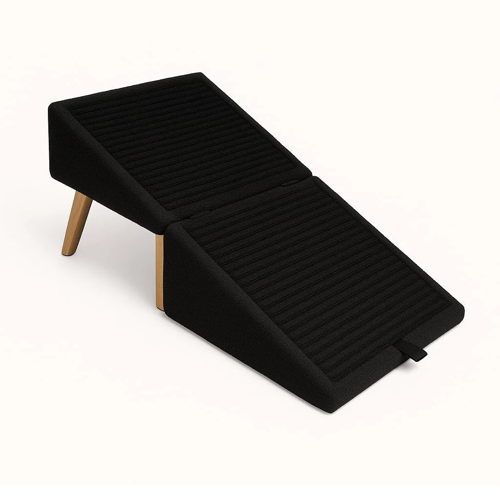 Pet Stairs Foldable Foam Wide Treads Non-Slip Base