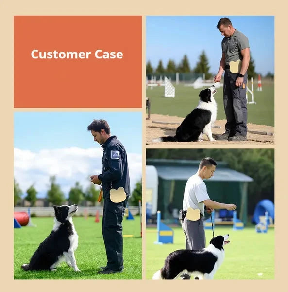 Pet Treat Pouch Food-Grade Silicone Squeeze-Open Clip-On