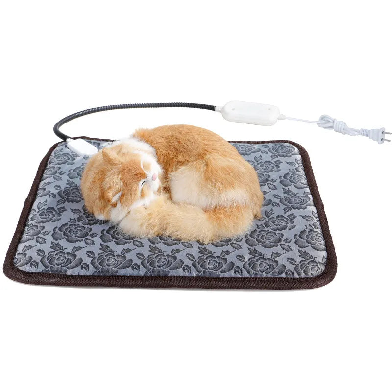 Pet Warming Mat Adjustable Temperature Overheat Protection
