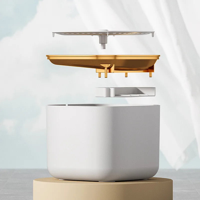 Pet Water Fountain Filtered Quiet 3.17-Quart Capacity