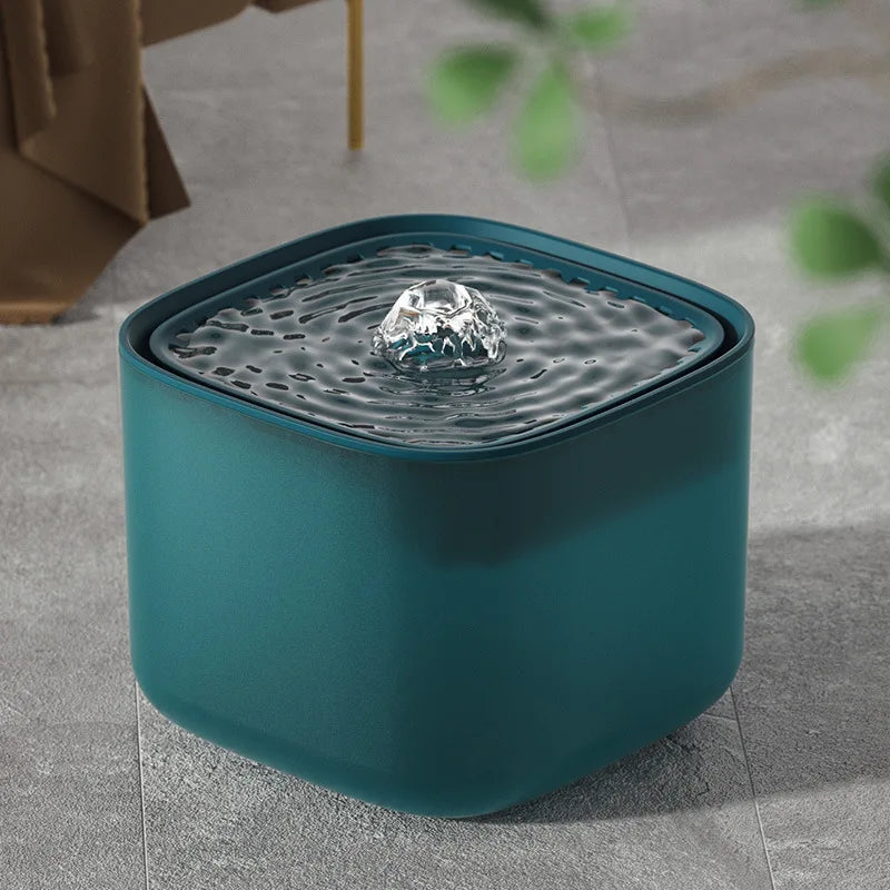 Pet Water Fountain Filtered Quiet 3.17-Quart Capacity