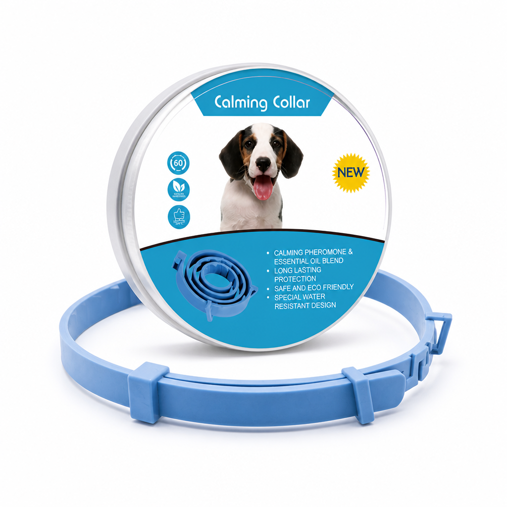 Pheromone-Infused Waterproof Adjustable Calming Collar (Dog & Cat)