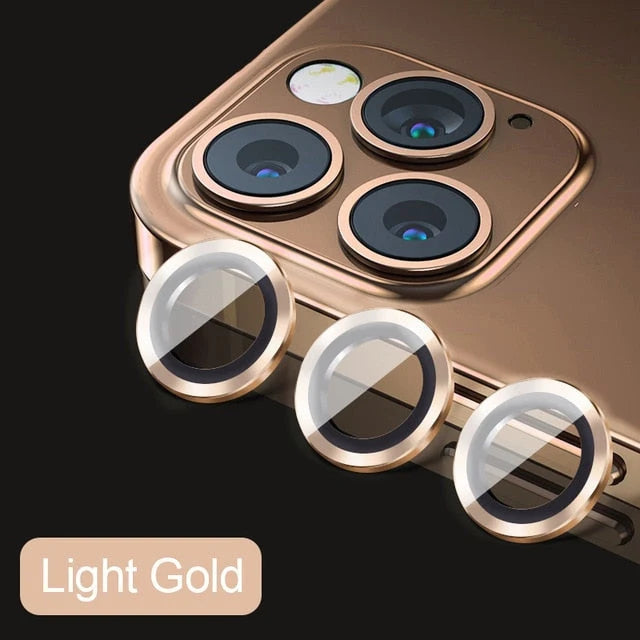 Phone Camera Lens Protector Scratch-Resistant Glass Set of 3