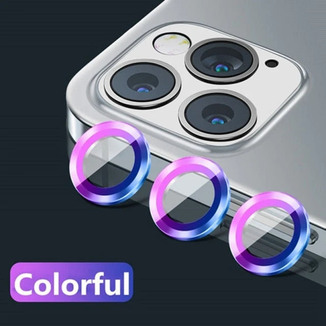 Phone Camera Lens Protector Scratch-Resistant Glass Set of 3