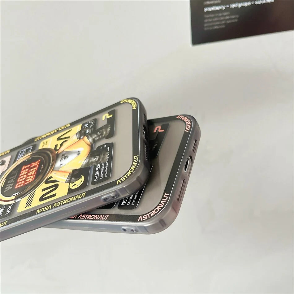 Phone Case Astronaut Design Shockproof Slim TPU Back