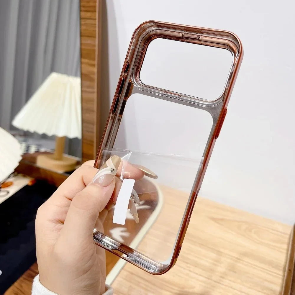 Phone Case Foldable Camera Stand Glass Camera Protection