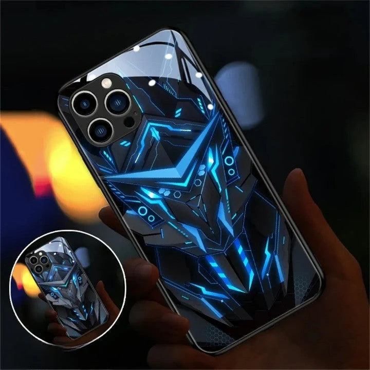 Phone Case LED Light-Up Scratch-Resistant Water-Resistant
