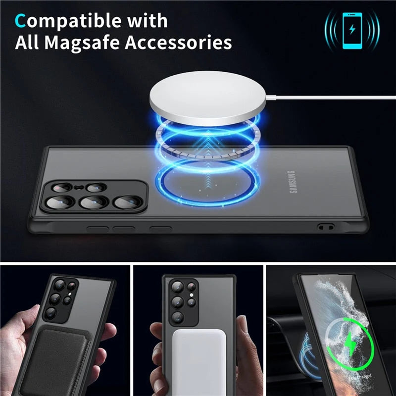 Phone Case Magnetic Shock-Absorbing Slim Fit