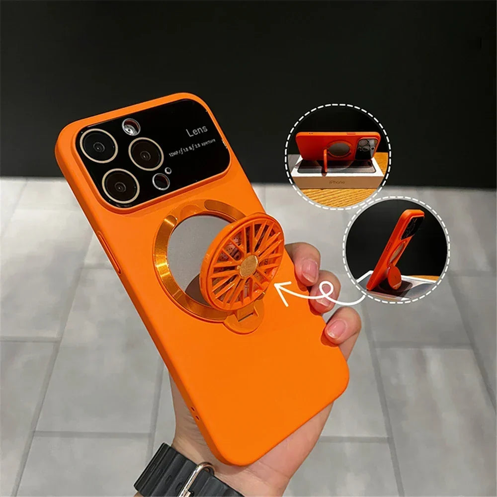 Phone Case Rotating Kickstand Camera Protection