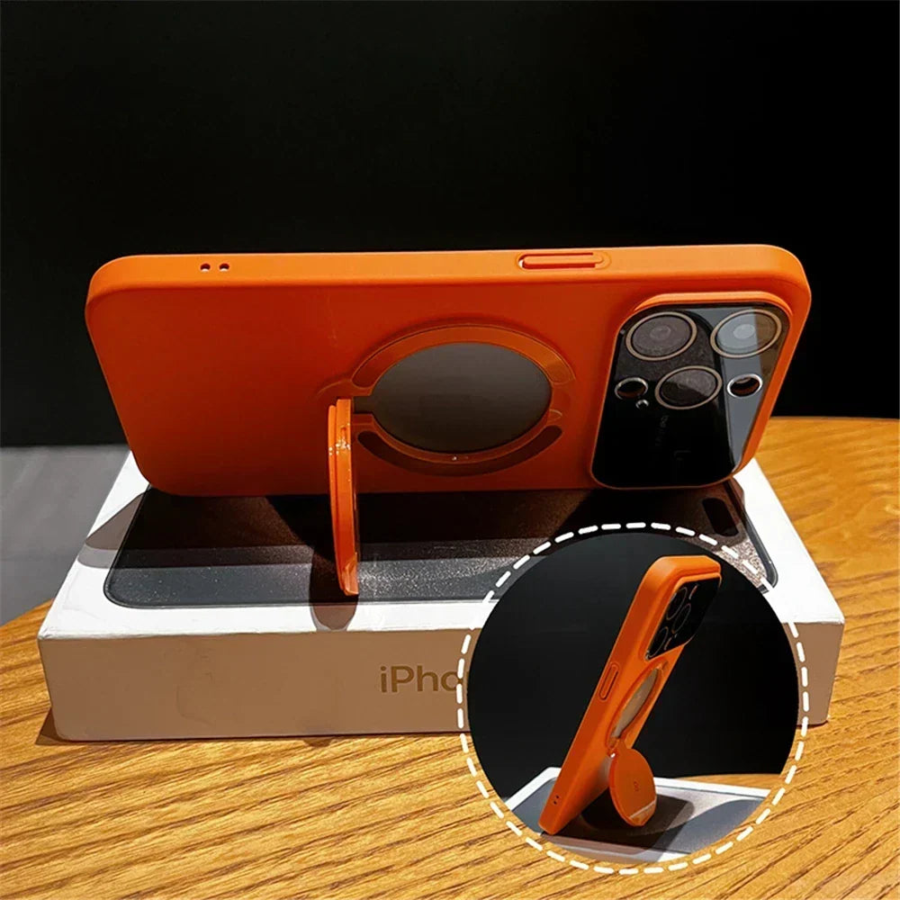 Phone Case Rotating Kickstand Camera Protection